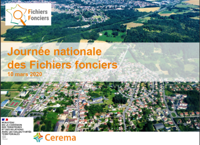 Visuel de l'affiche de la journée nationale des Fichiers fonciers